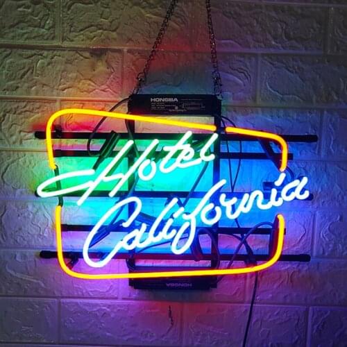 Neon Sign For Hotel city Lamp real glass tubes resterant decorate light room food Arcade DISPLAY BUSINESS Impact Attract light