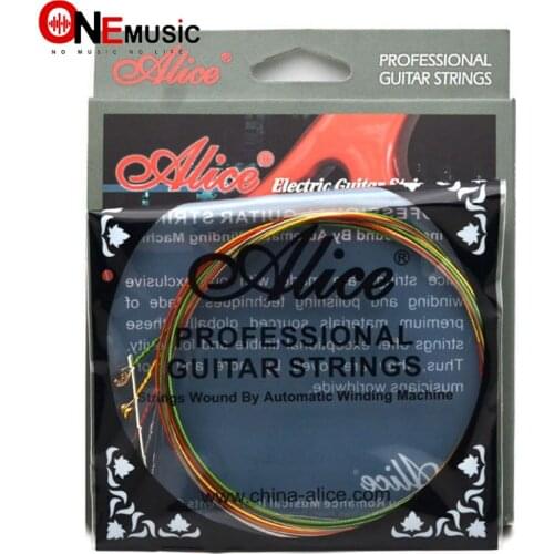 NEW Alice Colorful Electric Guitar Strings AE535C Coated Steel strings 0.09-0.42 inch