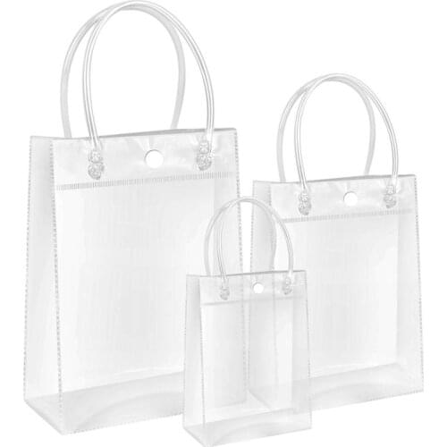 New 2021 Hot Summer Autumn Transparent Shoulder Handbag Bag for Women Trend Fashion Tote Jelly Fashion PVC Clear Bag
