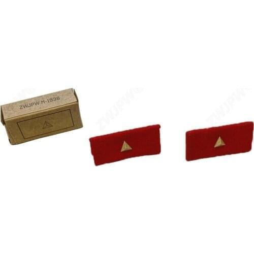 One star) WW2 JAPANESE ARMY HAND-MADE WOOLEN COLLARS FOR SOLDIERS COLLAR BADGE Soldier Military War Reenactments 5605101