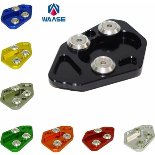 Waase Kickstand Foot Side Stand Extension Pad Support Plate For BMW F800R 2009 2010 2011 2012 2013 2014