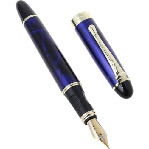 Jinhao X450 Luxury Mens Fountain Pen Business Student 0.5mm Extra Fine Nib Calligraphy Office Supply Writing Tool Dropship