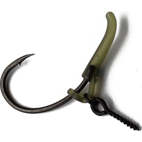 20PCS Carp Fishing Boilies Bait Screw with Ring Fishing Boilies Spike Tools for Carp Fishing D Rigs Ronnie Rigs Carp Accessories