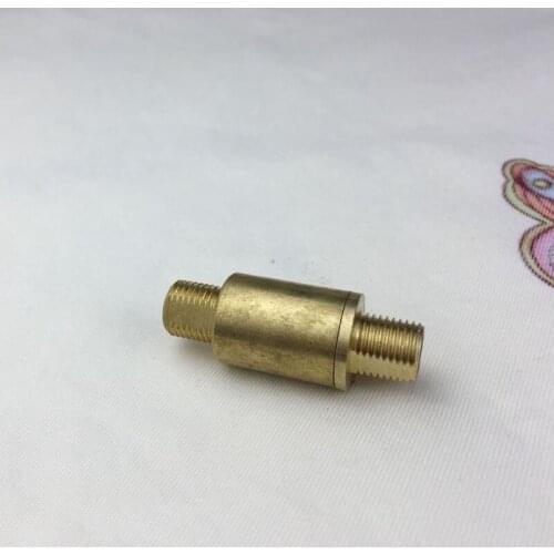 1pcs Copper wall lamp universal joint shaking head copper turning head wall lamp accessories copper 350 degree M10 Connector