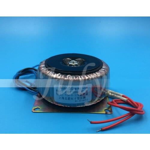 50W toroidal transformer BOD-50VA 220V to 12V dual 12V 2A power frequency single-phase transformer pure copper isolation
