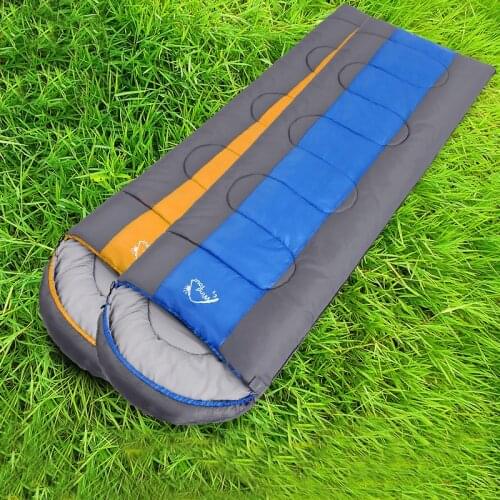 Outdoor Sleeping Bag Thick Camp Tent Mat Spring Autumn Indoor Lunch Break Bed Double for Stitching Travel Cotton Sleeping Bag