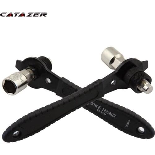 Bike Crank Puller Removal Wrench Bicycle Repair Extractor Bottom Bracket Remover Cycling Crankset Pedal Remover Bicycle Tool