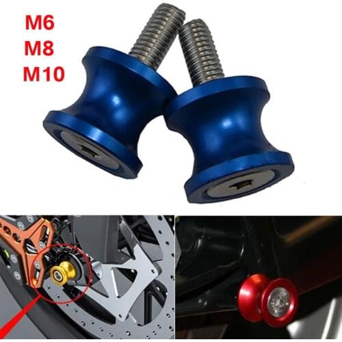 10mm 6mm 8mm Swingarm Spool Slider Stand Screws For Honda CBR 600 954 1000 RR For Suzuki GSXR 750 For Yamaha YZF R1 R3 R6 R25