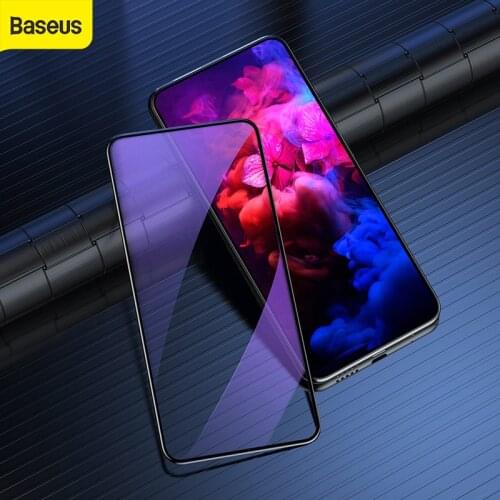 Baseus 0.3mm Full cover screen protector Anti-bluelight Tempered Glass Film For Huawei Honor Magic 2 protective glass