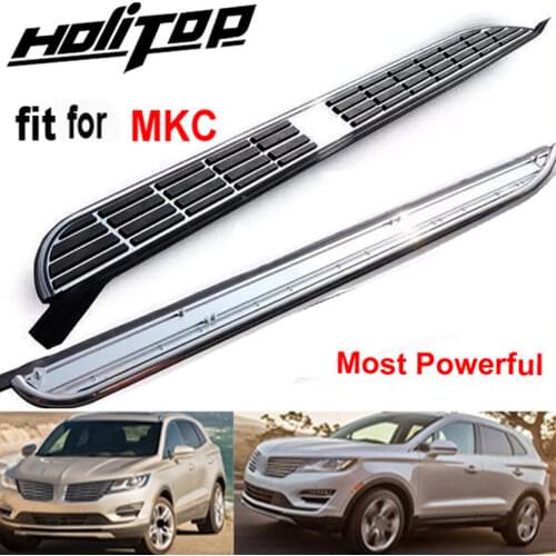 Side pedal side step running board for Lincoln MKC 2015-2020 four choices,stable quality,hot sale China,free shipping to Asia