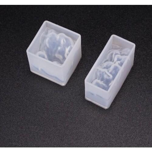 Double-sided Mountain Mold UV Epoxy Resin Crystal Epoxy DIY Handmade High Mirror Silicone Pendant Molds Jewelry Making Crafts