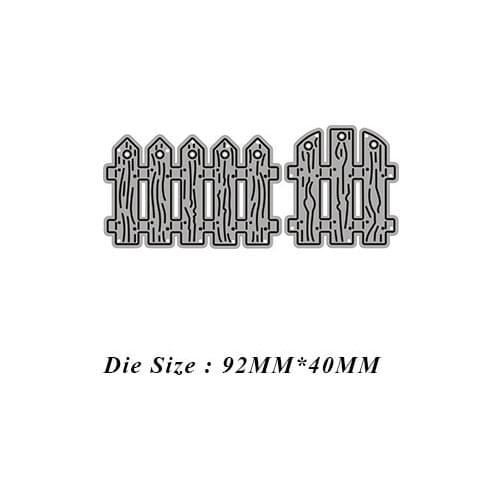 Fence Metal Metal Cutting Dies Scrapbook Paper Craft Knife Mould Stencils 2021 New Making Die Cuts 2021