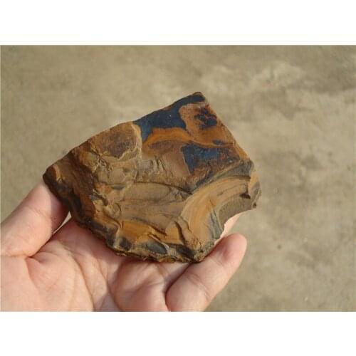 165g natural yellow tiger eye ore rough stone point ore energy mineral specimens LA1195