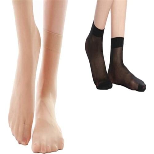 New Summer Velvet Silk Women Socks Elastic Silky Middle Tube Socks Women Fashion Ultrathin Breathable Transparent Sexy Sock