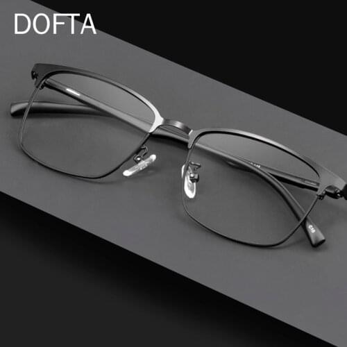 DOFTA Optical Glasses Frame Men Ultralight Alloy Myopia Eyeglasses Male Rectangle Prescription Eyewear 5267