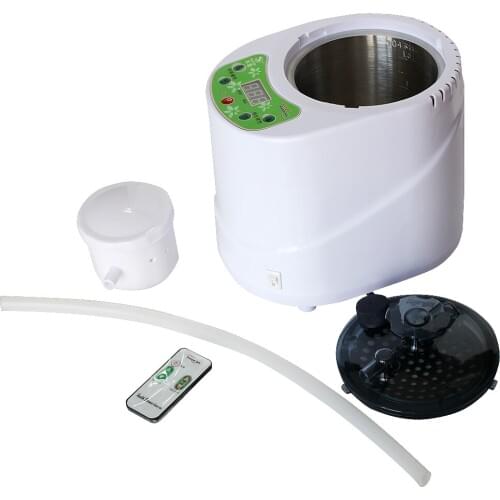 Sauna Steamer Generator Bubble Bath Water Heating Wet Steam Machine 2.0L Remote Control 220v 1000W