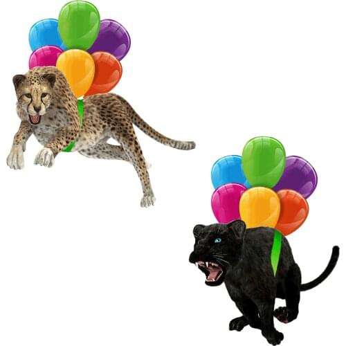 Colorful Balloon Cat Leopard Pendant Pendant Balloon Pendant Decoration Car Interior Pendant Decoration