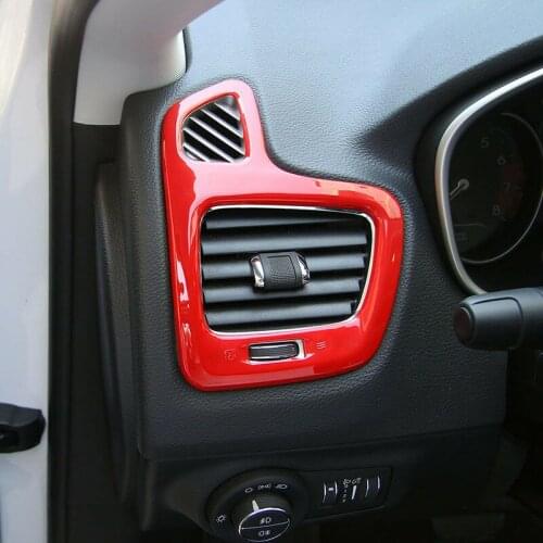 Dashboard Left Right Side Air Conditioner Vent Trim Frame Cover for Jeep Compass