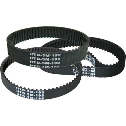 Power Transmission Timing belt HTD3M192mm/ 3M195mm/ 3M198mm 3D Printer Parts & Accessories