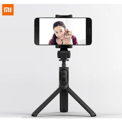 Original Xiaomi Foldable Tripod Monopod Selfie Stick Bluetooth With Wireless Button Shutter Selfie Stick For iOS/Android