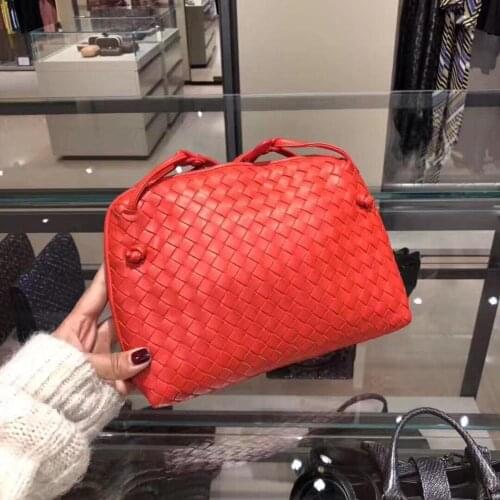 Sheepskin crossbody bags weave sheepskin shoulder Bags