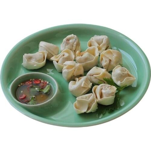 Buffet Plates for Salad Fruit Sushi Sauce Seasoning Dish 1PC Ceramic Combination Creative Round Dinner Plate Porcelain Tableware