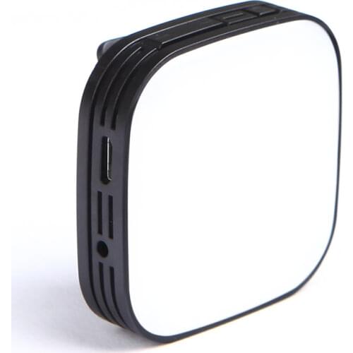 Universal Clip-On Mini LED Light Adjustable Brightness Rechargeable Pocket Spotlight for Phones and Tablets Camera Video Light