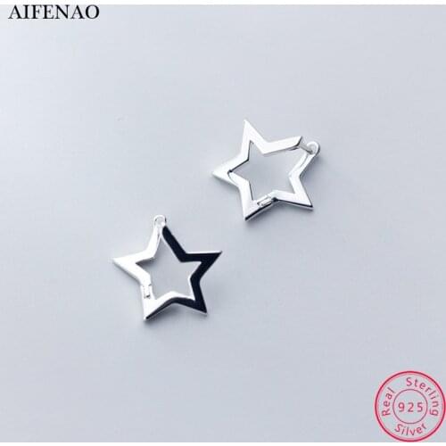 Fashion Star Earrings Sterling Silver Earrings For Women 925 Studs Jewelry Simple Girls Female Gifts Pendientes Brincos