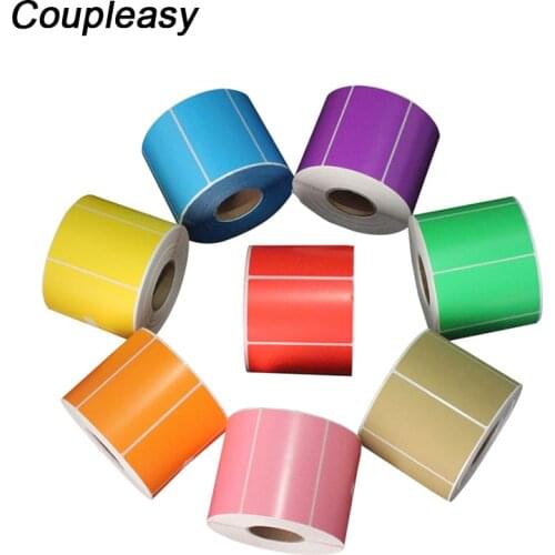 1400pcs/Roll 30x20mm Color Paper Sticker Label Adhesive Thermal Label Supermarket Price Label Waterproof Stickers Stationery