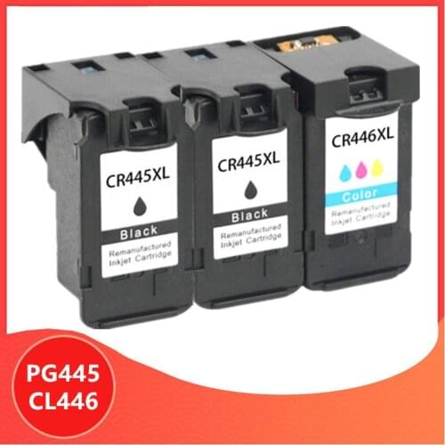 3Pack PG-445 PG445 CL-446 XL Ink Cartridge for Canon PG 445 CL 446 for Canon PIXMA MX494 MG2440 MG2940 MG2540 MG2540S IP2840