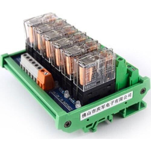 6-way relay module G2R-2 PLC amplifier board relay board relay module 24V12v compatible NPN/PNP
