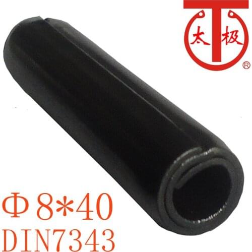 8*40) DIN7343 / ISO8750 Spiral spring pin ( Coiled pin ) 50 pieces/lot
