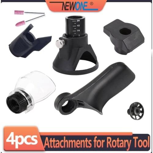 4PCS of rotary tool accessories, grinding locator protective cover fan cover used for household woodworking hand tool