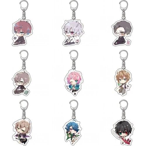 Anime Hypnosis Mic Division Rap Battle Jiro Yamada Ichiro Cosplay Acrylic Keychain Cartoon Bags Pendant Keyring Unisex Toy Gifts