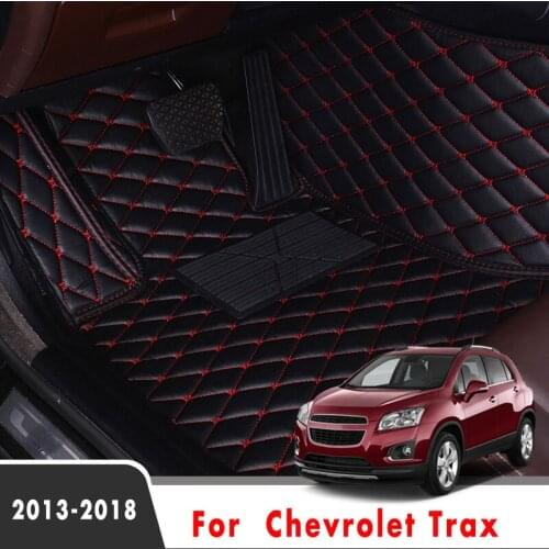 Car Floor Mats For Chevrolet Trax Tracker Holden 2018 2017 2016 2015 2014 2013 Custom Interior Leather Carpets Protector Covers