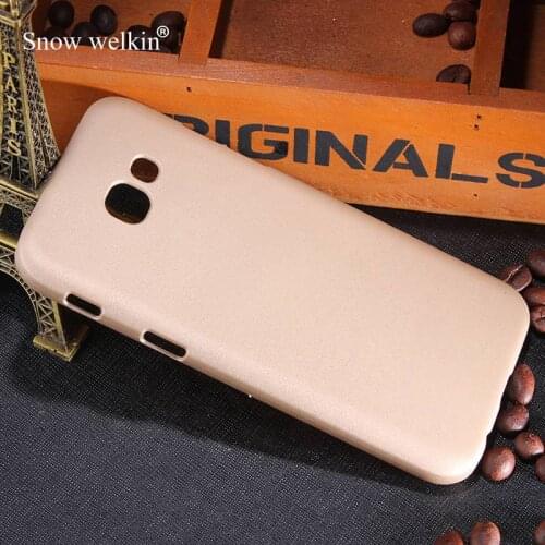 Snow Welkin New Luxury Rubberized Matte Plastic Hard Case Cover For Samsung Galaxy A3 2017 A320F A320 4.7 inch Back Phone Cases