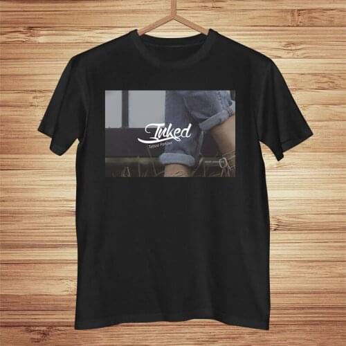 New Summer T Shirt Hip-hop Man Gothic Letter Printing Short-sleeved Landscape Graphic T-shirt Streetwear Loose Tshirt Male