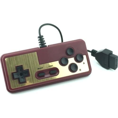 Gaming console gamepad 8-bit style 15Pin Plug Cable Controller For N-E-S for F-C joystick handle