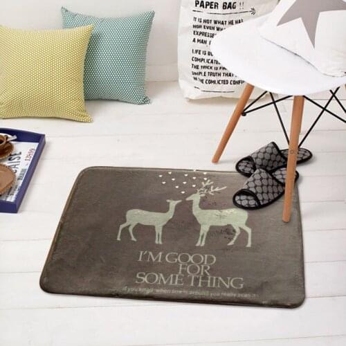 Nordic Style Rug Bath Kitchen Water Uptake Entrance Anti-Slip Floor Mat Carpets For Bedroom Decor Home Area Carpet Living Room
