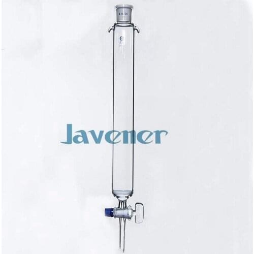 Lab Glass Chromatography Column Diameter 30mm Length 200mm/300mm/400mm Various Kinds Column Length 24