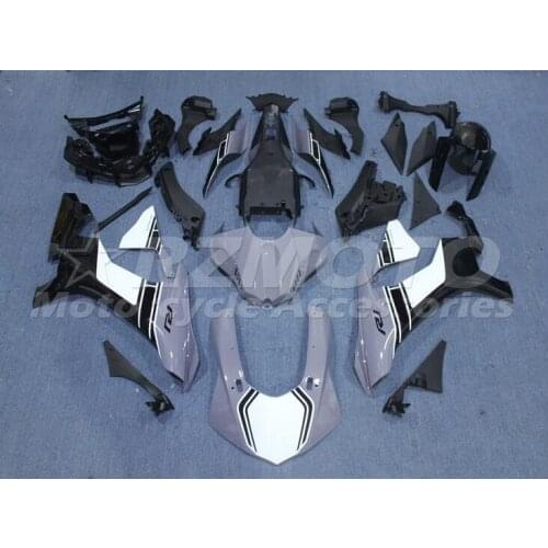 Injection Mold New ABS whole Motorcycle Fairings Kit fit for YZF-R1 2015 2016 15 16 17 18 19 r1 Custom Free gray glossy