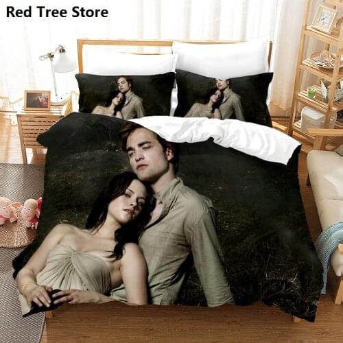 Fashion Movie Twilight Printed Bedding Set Kids Adult 3d Duvet Cover Sets Comforter Bed Linen 200x200 Bedroom Decor Bedclothes