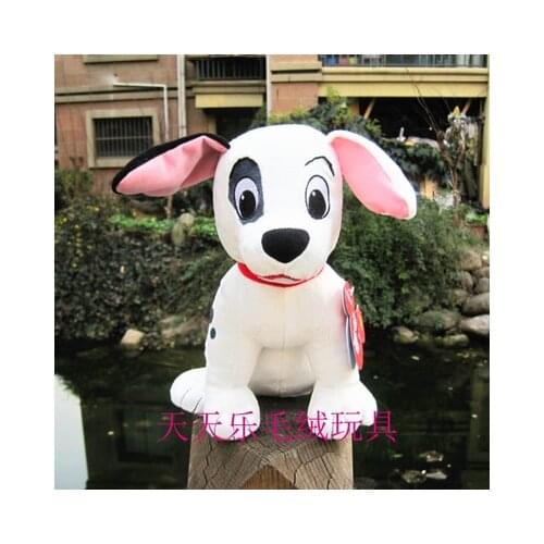 Disney Cartoon 101 Dalmatians Perdita Dog Soft Stuffed Animal Doll Plush Toys Birthday Present For Child 25cm