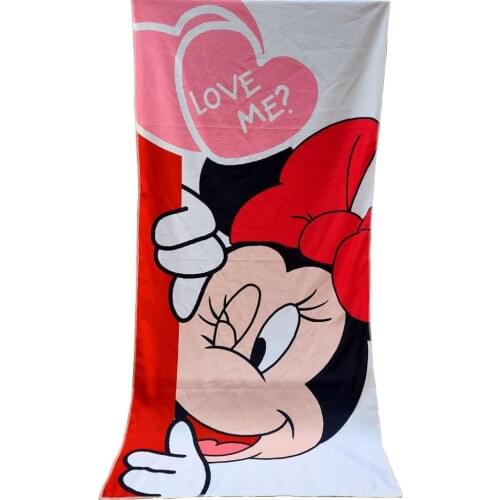 Disney Stitch Mickey Mouse Minnie Mermaid Toy Story Bath Towel Soft Breathable Children Boy Girl Adult Beach Towel Gift 70x140cm