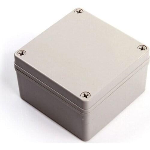 125x125x75mm Outdoor Waterproof Industrial Control Wiring Junction Box ABS Plastic Power Box Switch Bottom Box