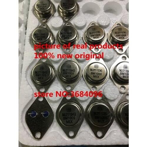 New stock picture free shipping MJ21194G MJ21193G MJ21194 MJ21193 TO-3 1pair-20pair/LOT 250V 250W 16A