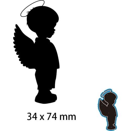 New Metal Cutting Dies Scrapbooking LITTLE ANGELS DIY Album Paper Craft Embossing Stencil Decoration