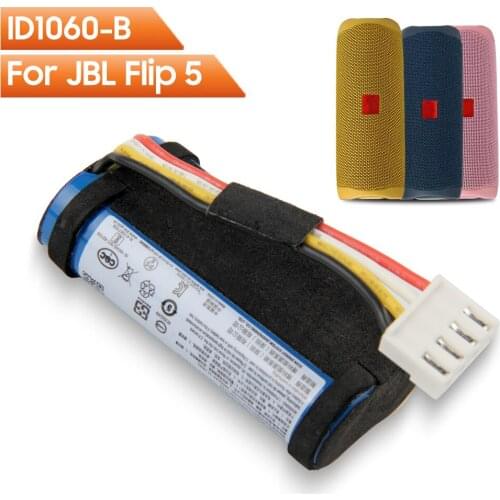 Original Replacement Battery ID1060-B For JBL Flip 5 Flip5 Bluetooth Audio Outdoor Speaker Authentic Rechargable Battery 4800mAh