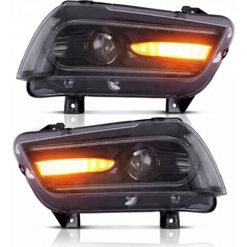 Goodmolds manufacturing and wholesale head lights 2011-2014 led dodge charger headlight