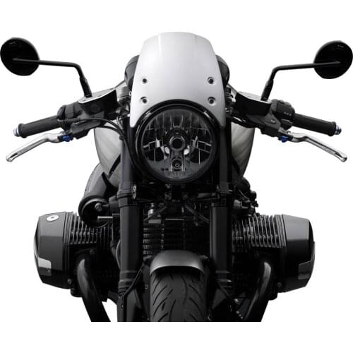 Detachable Vintage Aluminum Compact Sport Windshield Headlight Fairing Mask Windshield For BMW 2014-2017 R Nine T Motorbikes